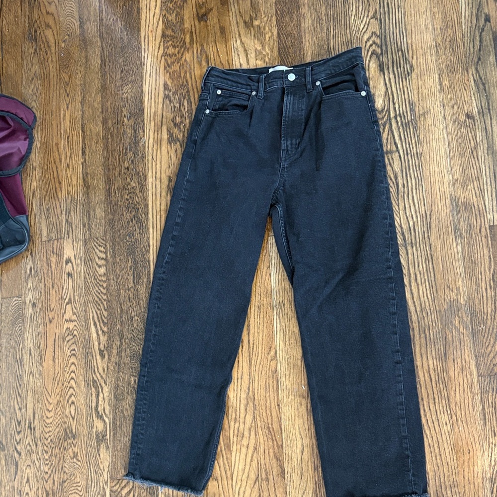Everlane Black Straight Leg Jeans